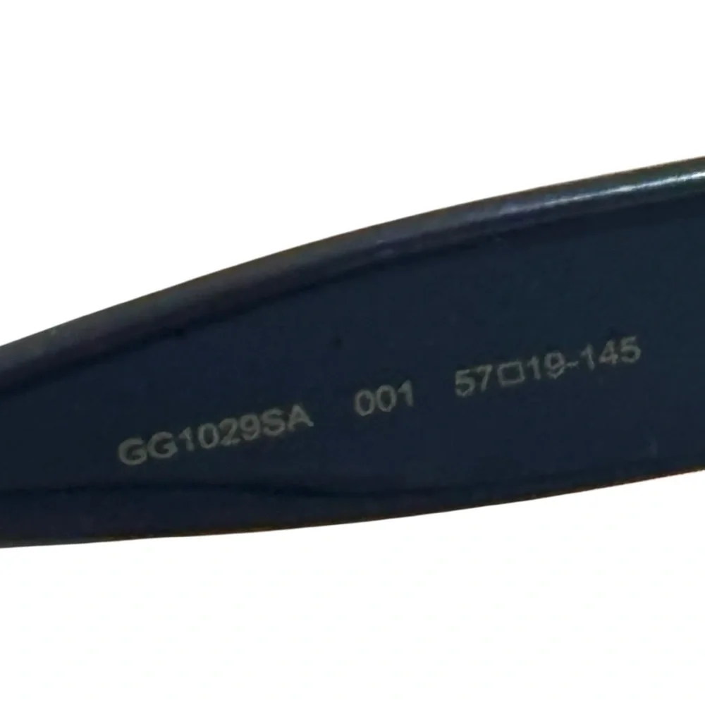 Gucci GG1029SA Black Oversized Square Sunglasses 57mm Gradient Lense #YoloLuxe - Picture 8 of 14